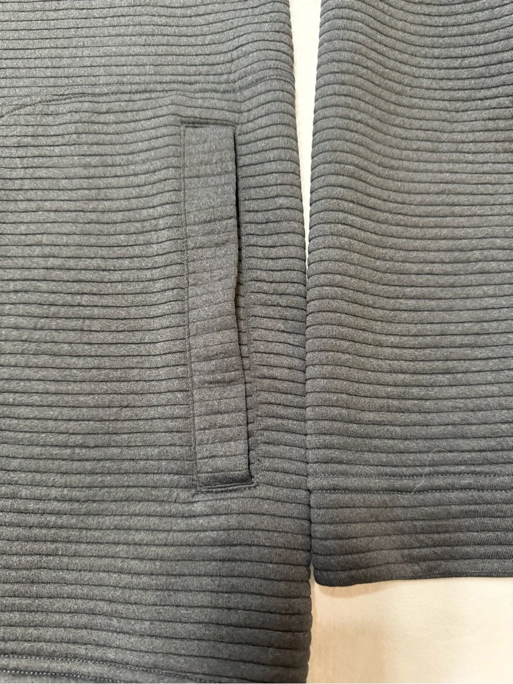Marsh Wear Gray Ribbed Pullover - Picture 2 of 6
